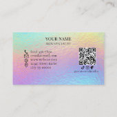 QR code Skin care & Beauty Salon 名刺 (裏面)