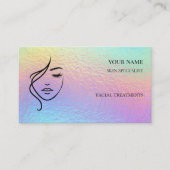 QR code Skin care & Beauty Salon 名刺 (正面)