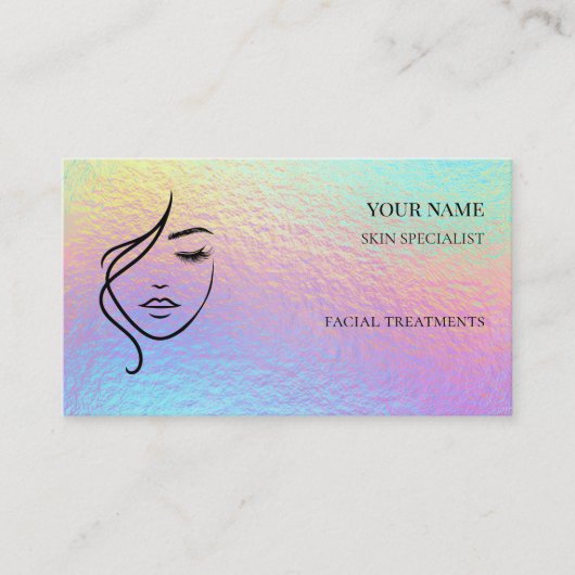 QR code Skin care & Beauty Salon 名刺 (正面)