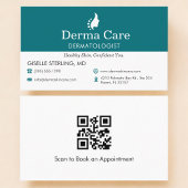 QR Code Skin Care Center Dermatologist  名刺