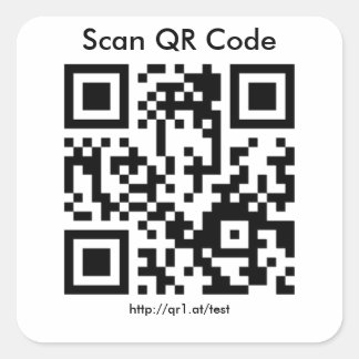 QR-Code Sticker スクエアシール