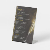 QR Code Tabletop Sign | Digital Menu pedestal sign 台座サイン (正面)