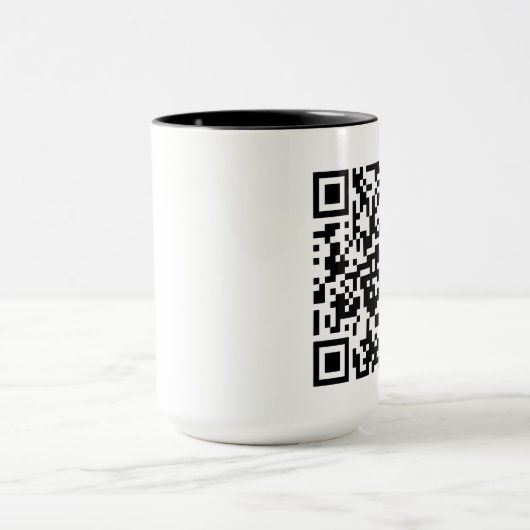 QR-Code Tasse マグカップ (中央)