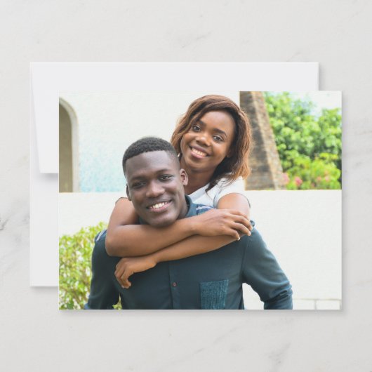 QR Code Template Celtic Knot Wedding RSVP Card (裏面)