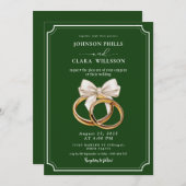 QR Code Video Wedding Invitation 招待状 (正面/裏面)