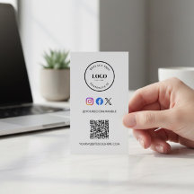 QR code website Custom logo Business Social Media 