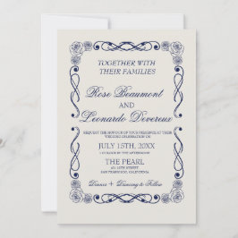QR Code Wedding Invitation | Elegant Old Money 招待状