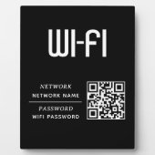 QR Code Wifi Network Name & Password  フォトプラーク (正面)