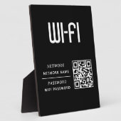 QR Code Wifi Network Name & Password  フォトプラーク (側面)
