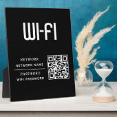 QR Code Wifi Network Name & Password  フォトプラーク (側面)