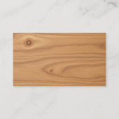 QR Code Wood Contractor Handyman Tools Logo 名刺 (裏面)