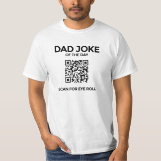 QR Dad Joke Tシャツ