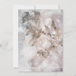 *~* QR Ephemera AR26 RSVP写真ヴィンテージ-結婚s 招待状