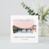 *～* QR Florence Italia Firenze AP12 RSVP 結婚  招待状 (スタンド正面)