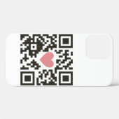 QR Love Code Case-Mate iPhoneケース (裏面 (横))