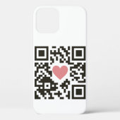 QR Love Code Case-Mate iPhoneケース (裏面)