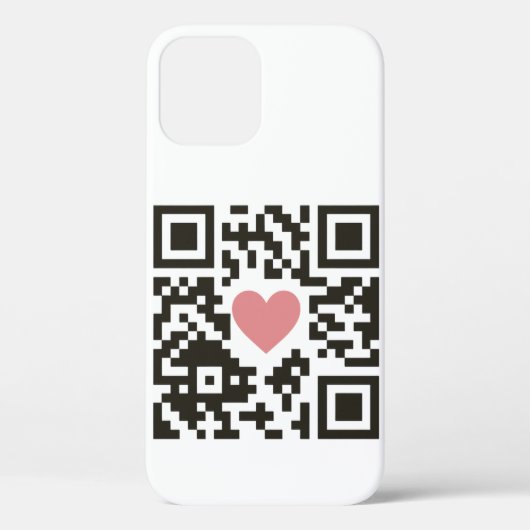 QR Love Code Case-Mate iPhoneケース (裏面)