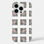 QR Love Code Case-Mate iPhoneケース (裏面)