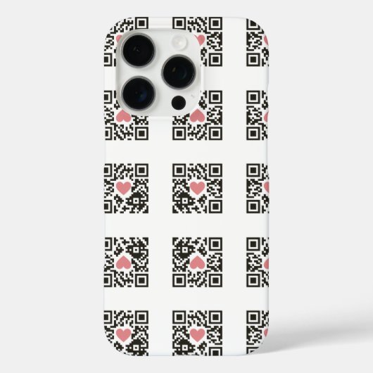 QR Love Code Case-Mate iPhoneケース (裏面)