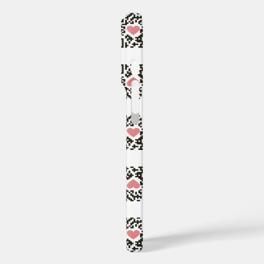 QR Love Code Case-Mate iPhoneケース (裏面 / 左)