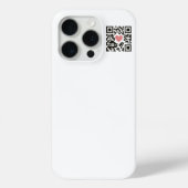 QR Love Code Case-Mate iPhoneケース (裏面)