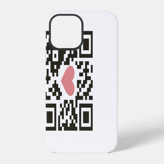 QR Love Code iPhoneケース (裏面)