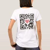 QR Love Code Tシャツ (裏面)