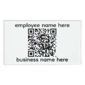 QR Name Tag 名札 (正面)