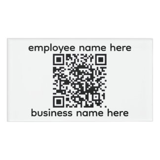 QR Name Tag 名札