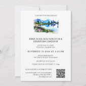 *~* QR RSVP Florence Italy Firenze AP19 結婚's 招待状 (裏面)