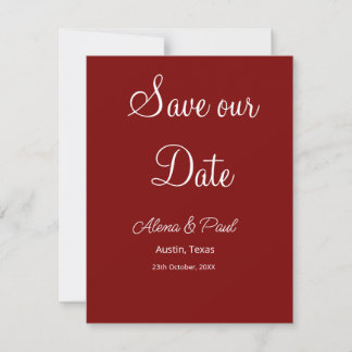 QR Save Our Date フォトネーム 日付 黒白追加 セーブザデート