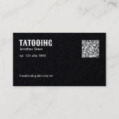QR Tattoo Studio 名刺 (裏面)