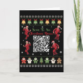 Qr Trump Dance Code President Dance Code Christmas カード (正面)