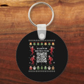 Qr Trump Dance Code President Scan For Instruction キーホルダー (正面)
