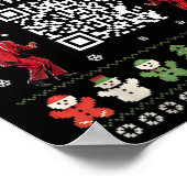 Qr Trump Dance Code President Scan For Instruction ポスター (角)