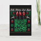 Qr Trump Dance Code Santa Trump Make Christmas Gre カード (正面)