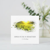 *～* QR Vineyard Grapes Italia AR21 RSVP 結婚's 招待状 (スタンド正面)