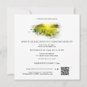 *～* QR Vineyard Grapes Italia AR21 RSVP 結婚's 招待状 (裏面)