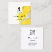 QRCodeロゴカスタムカスタムPhoto Consulting Studio スクエア名刺 (正面/裏面)