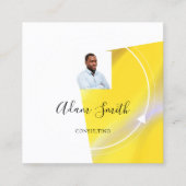 QRCodeロゴカスタムカスタムPhoto Consulting Studio スクエア名刺 (正面)