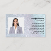 QRCodeロゴフォトプロフェッショナル会社企業の 名刺 (正面)