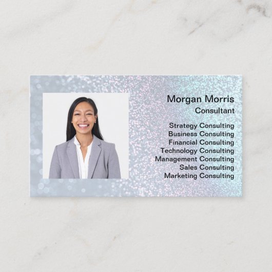 QRCodeロゴフォトプロフェッショナル会社企業の 名刺