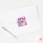 QRCODEロ感謝していゴ割引コードフローラ50%オフ スクエアシール (封筒)