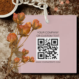 QRcode黒社名，カスタム文字，ウェブサイト キーホルダー