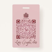 QRcode 数々の for-purpose バッジ (裏面)