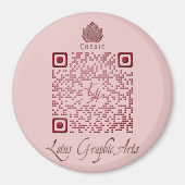 QRcode 数々の for-purpose マグネット (正面)