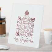 QRcode 数々の for-purpose 台座サイン (インサイチュ)