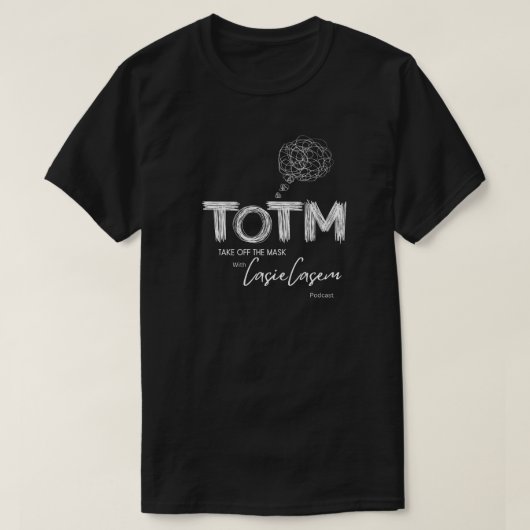 QRCODE_TOTM_Takeoffthemesmaskポッドキャスト Tシャツ (デザイン正面)