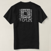 QRCODE_TOTM_Takeoffthemesmaskポッドキャスト Tシャツ (デザイン裏面)