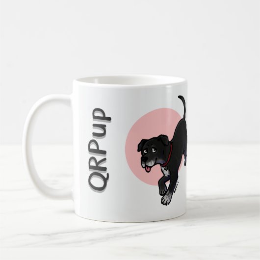 QRPup Cup: Sophie コーヒーマグカップ (左)